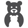 Teddy-Bear-Icon-Iron Shadow